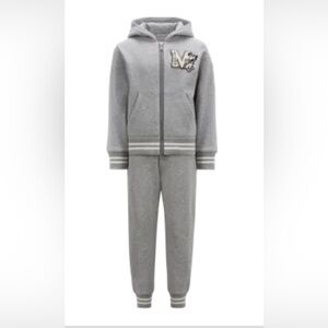 Moncler Enfant Two-Piece Cotton Tracking Set 10